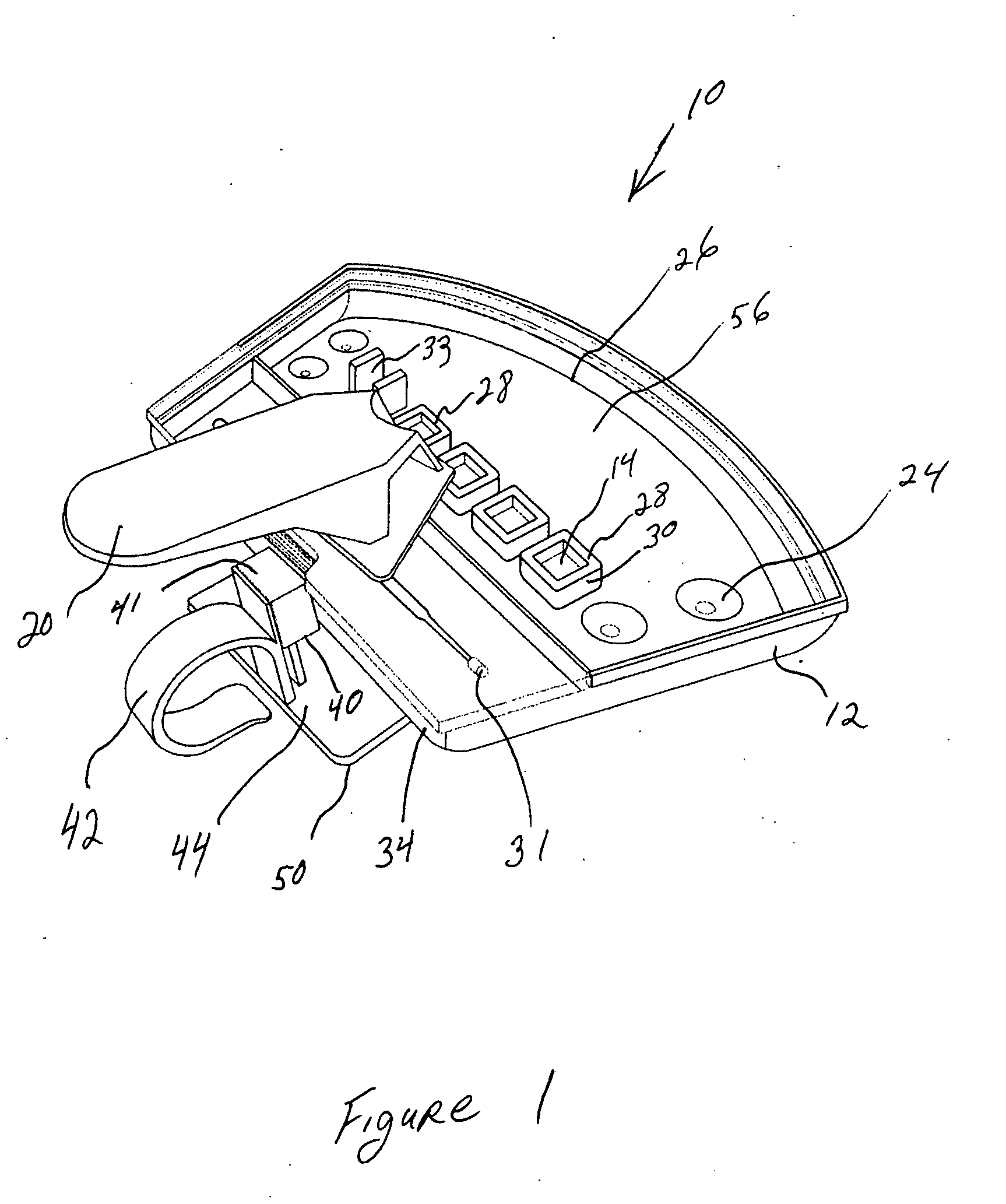 Handheld tray for supplying porcelain to a dentist