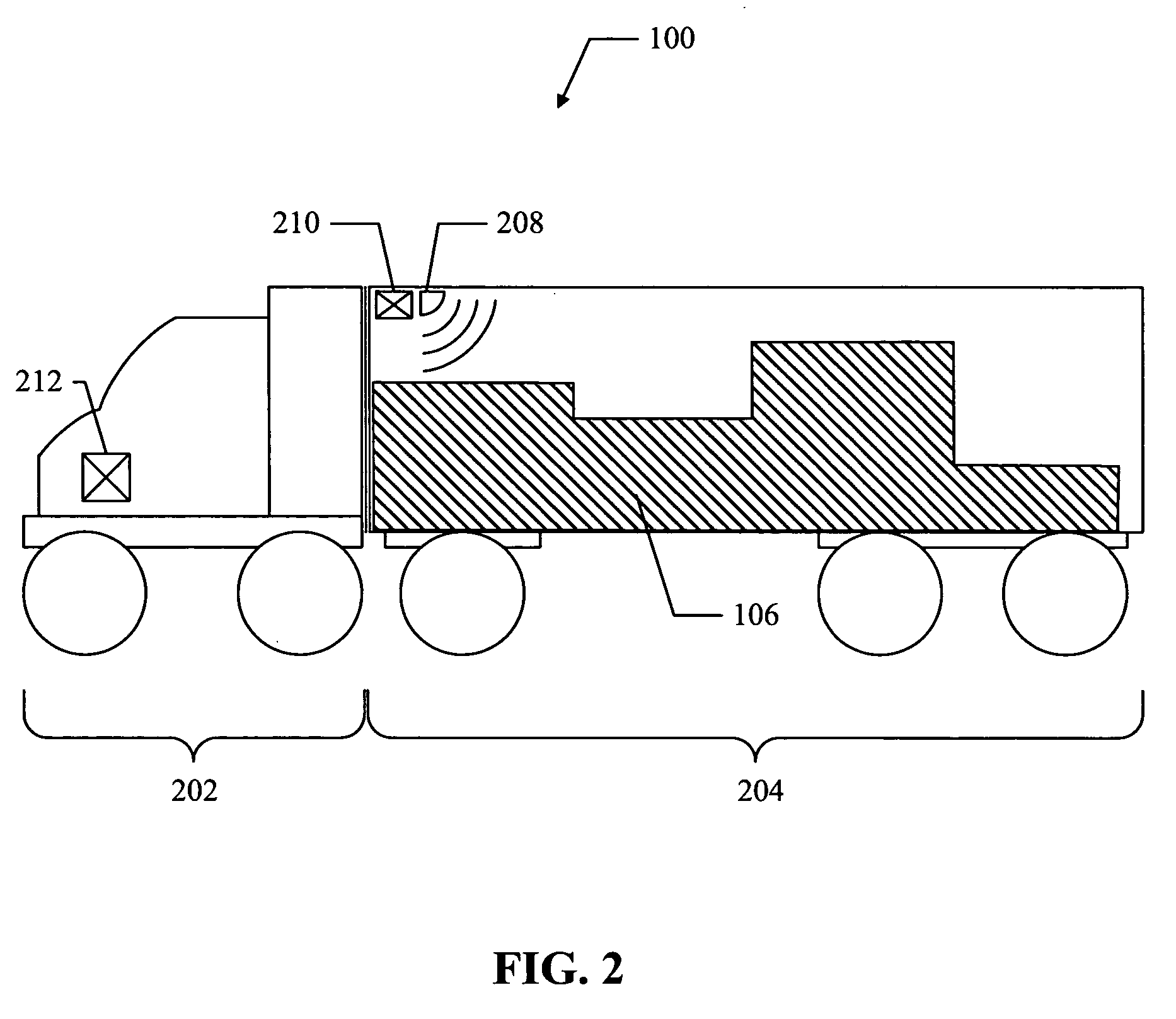 Method and apparatus for detecting cargo state in a delivery vehicle
