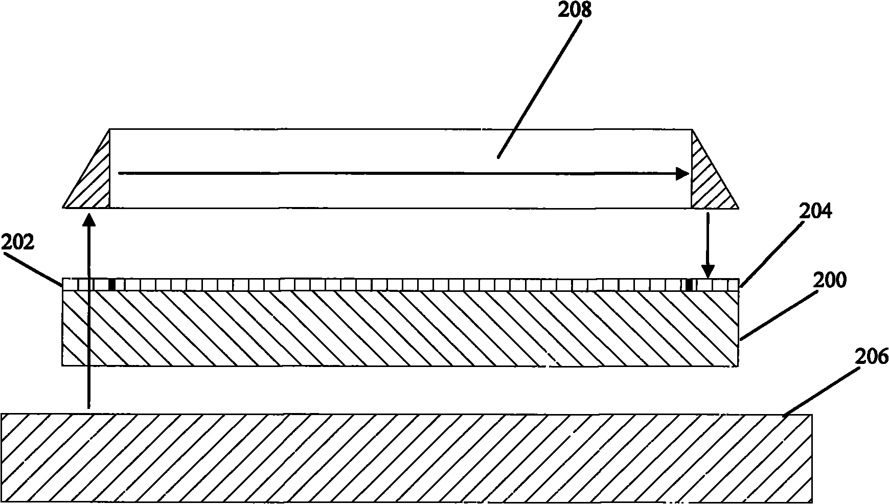 Touch screen structure and method for regulating light uniformity by using same