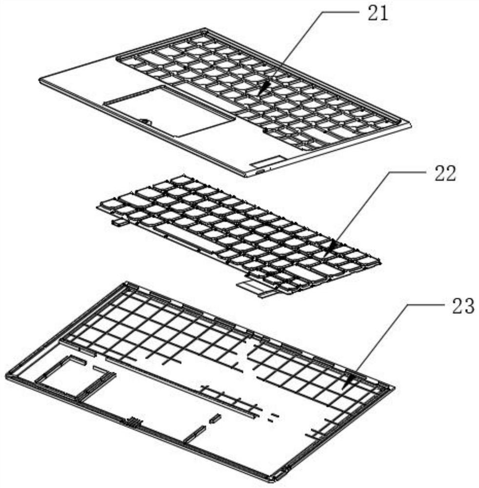 Keyboard with USB and Bluetooth dual-mode connection mode