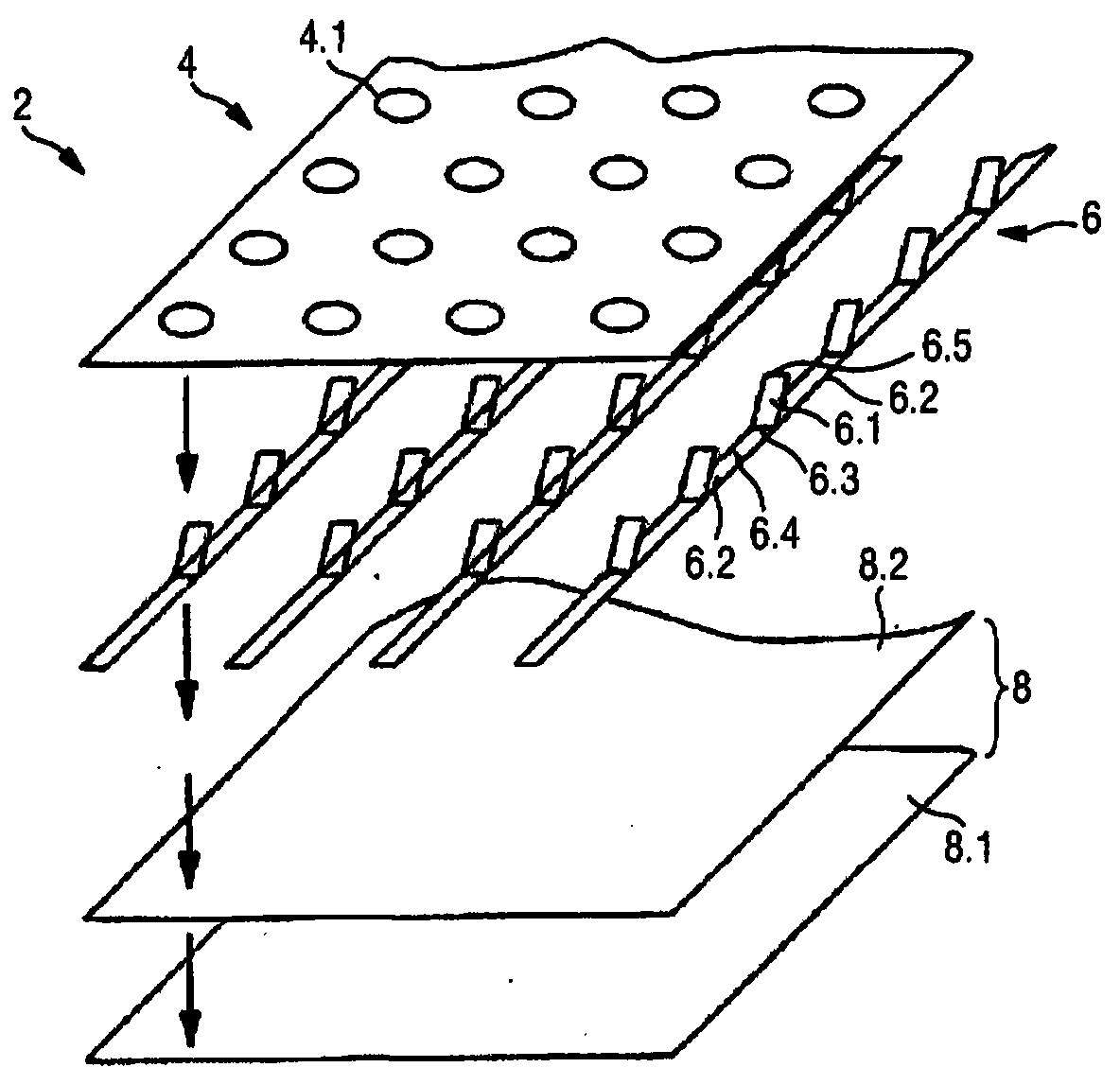 Packaging film with top layer forming a predefined opening track