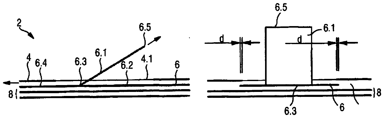 Packaging film with top layer forming a predefined opening track