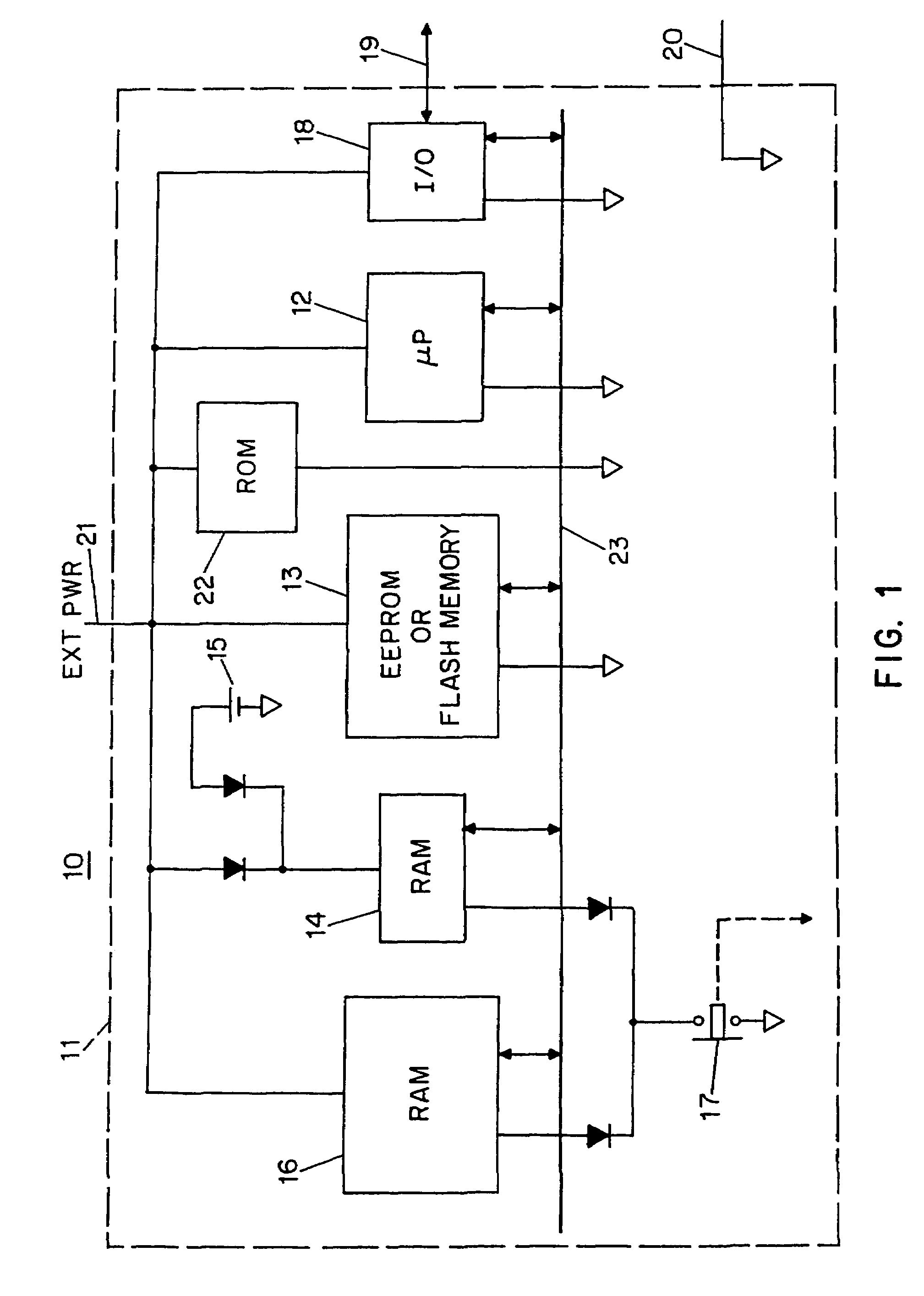 Tamper resistant postal security device with long battery life