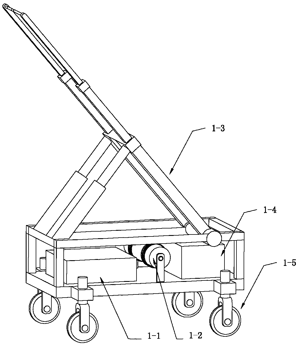 Robot for wall surface spraying and cleaning