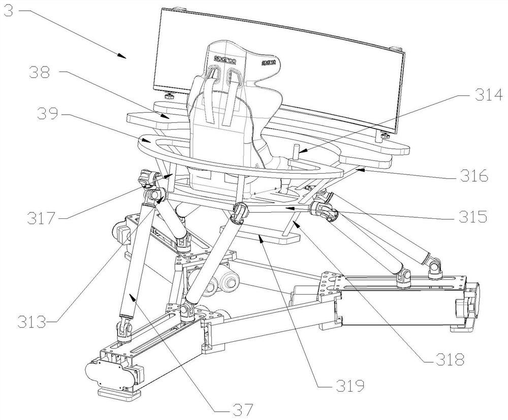 Automobile collision demonstration platform based on active and passive safety collaborative optimization