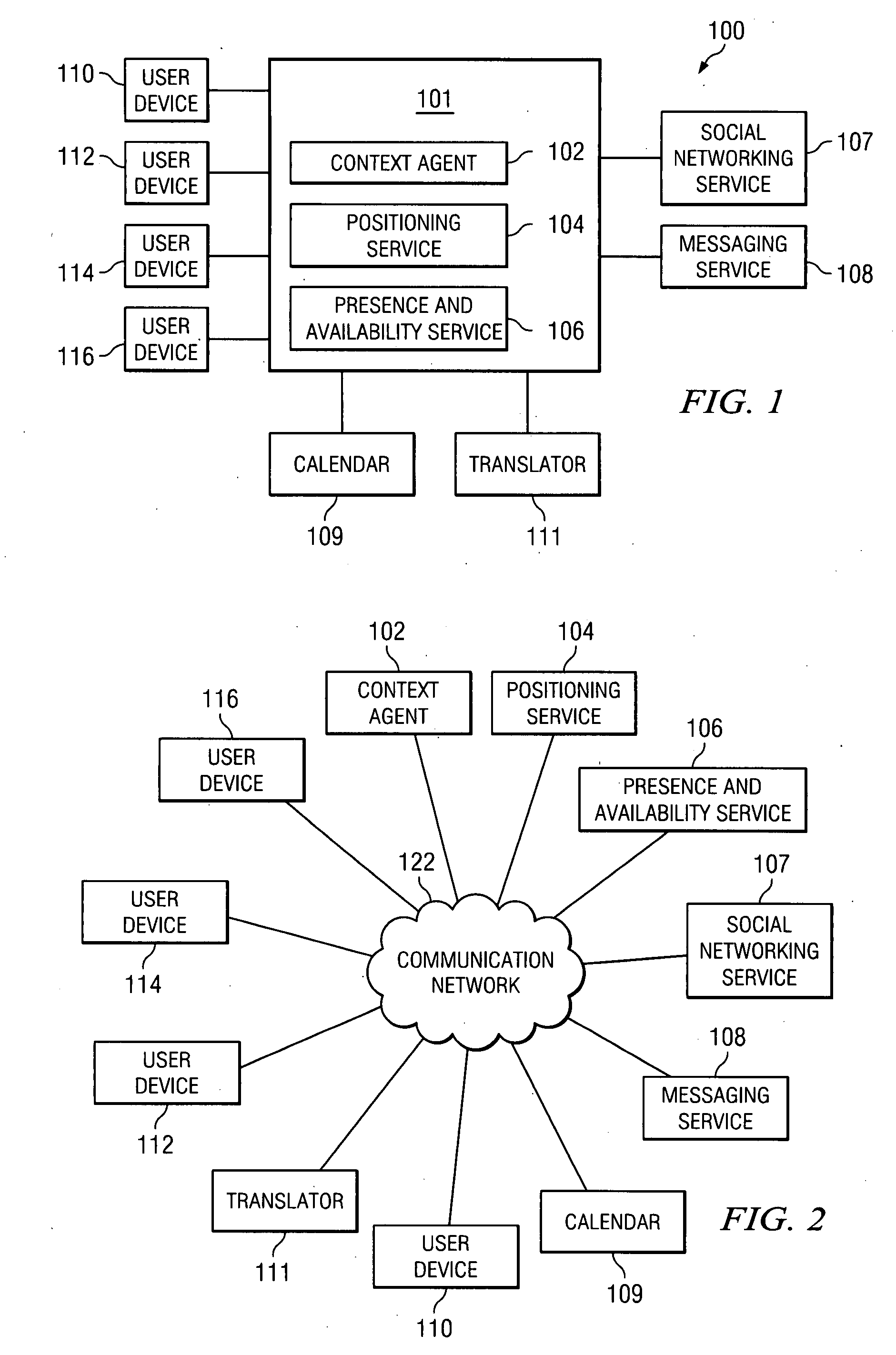 System and method for social-networking based presence