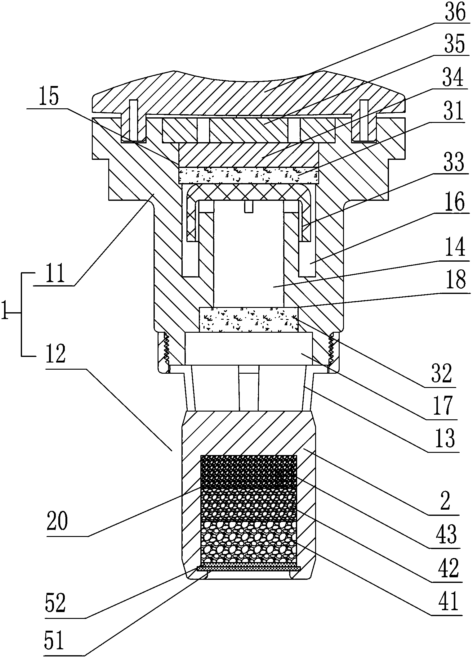 Safety catalyzing valve for lead-acid storage battery