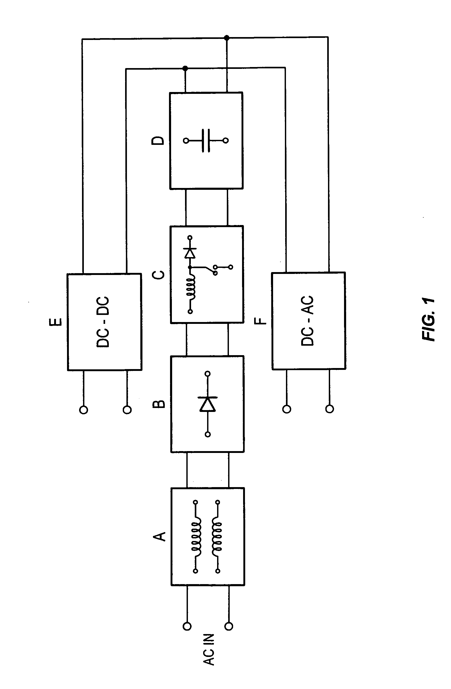 Single stage power factor corrected power converter with reduced AC inrush