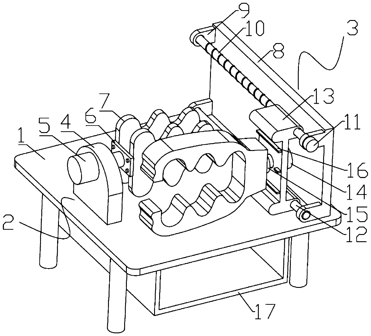 Blade root detection device of steam turbine blade