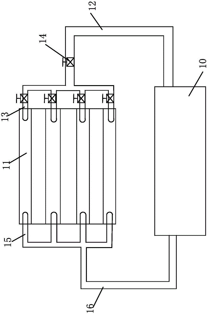 Discharging cooling device of preforming machine