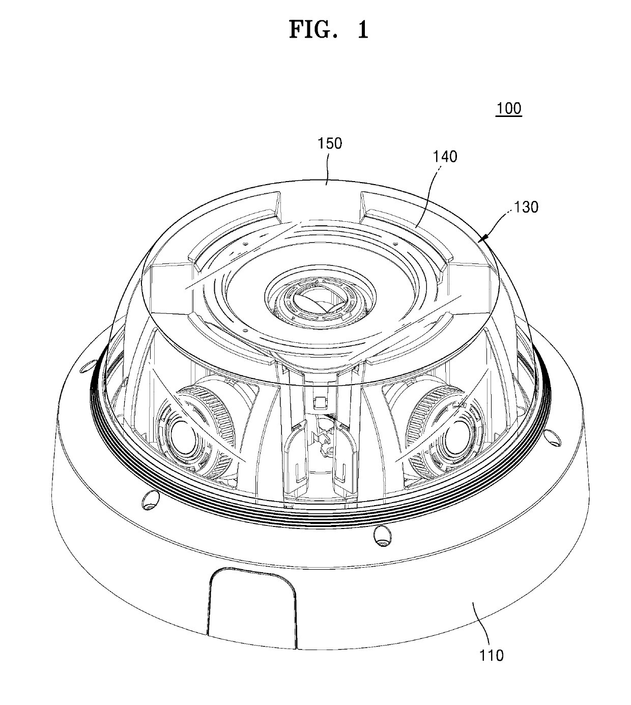 Camera assembly and method of installing the same