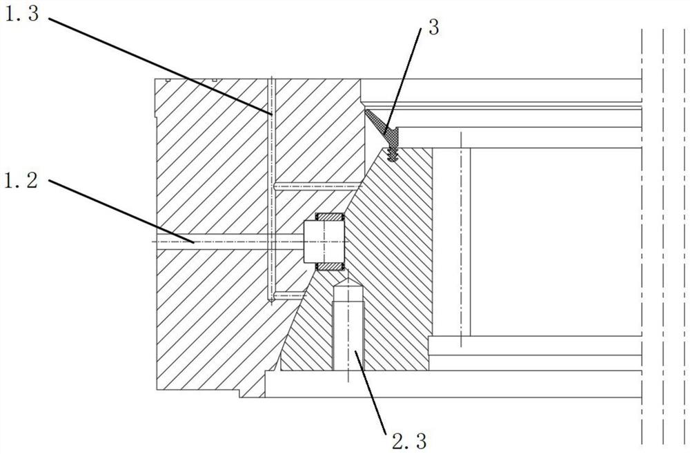 Main bearing of heading machine