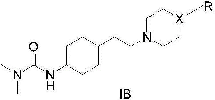 Cyclohexane derivative or stereoisomer or salt and preparation and application thereof