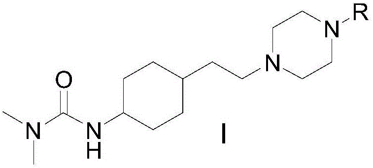 Cyclohexane derivative or stereoisomer or salt and preparation and application thereof