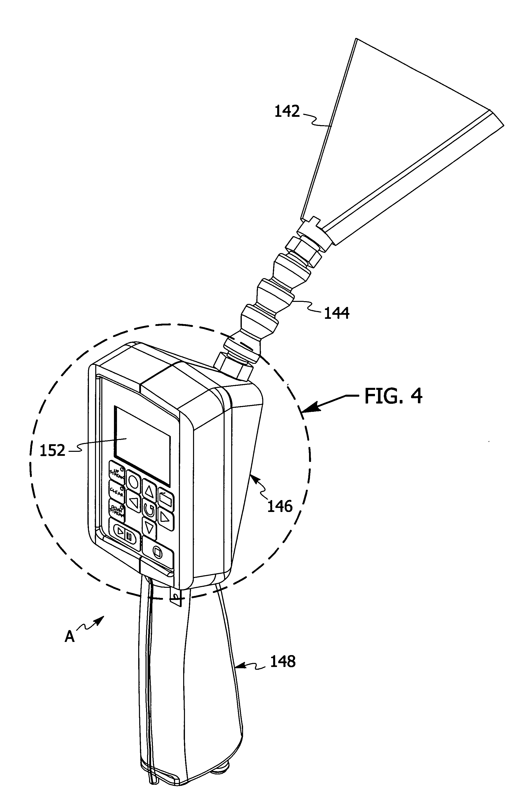 Apparatus for testing a filter