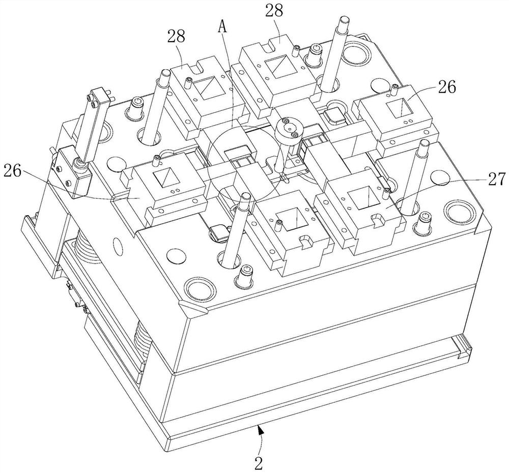 Injection molding method for preventing large-area metal part rubber coating deformation, injection mold and large-area metal part rubber coating product