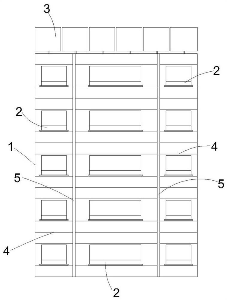 A prefabricated green building and its construction method
