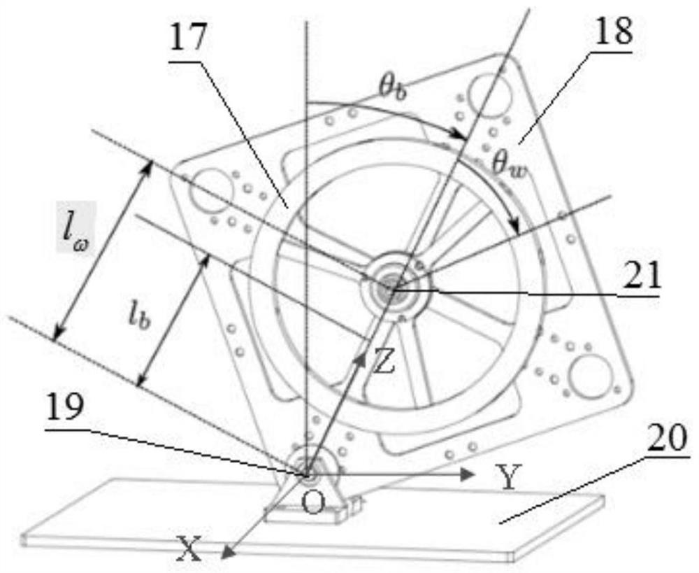 Automatic balancing device and method for a motorcycle-type robot