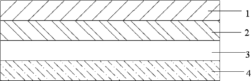 Double-sided composite card paper and preparation method thereof