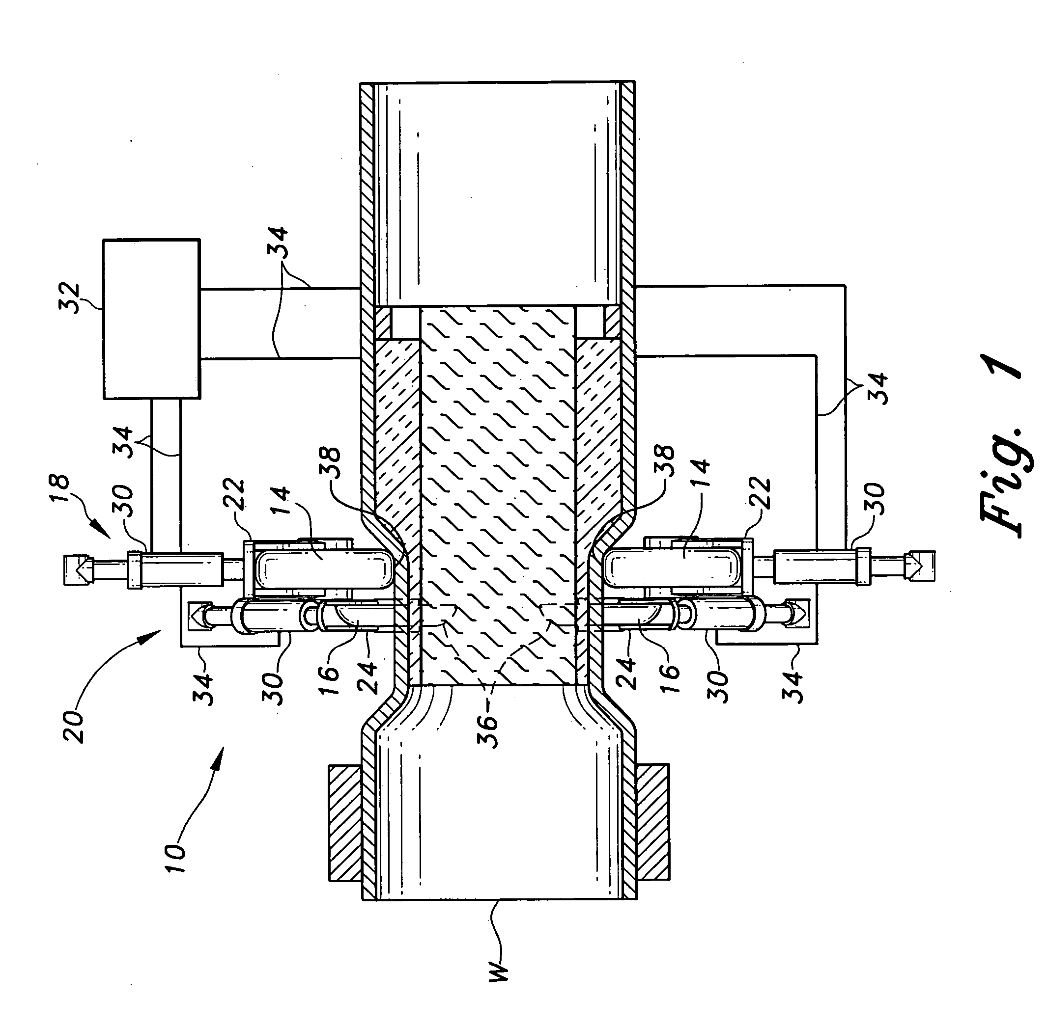 Metal spin forming head