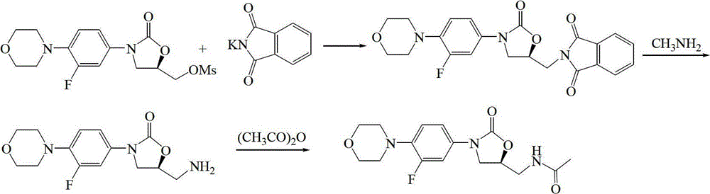 A kind of preparation method of linezolid