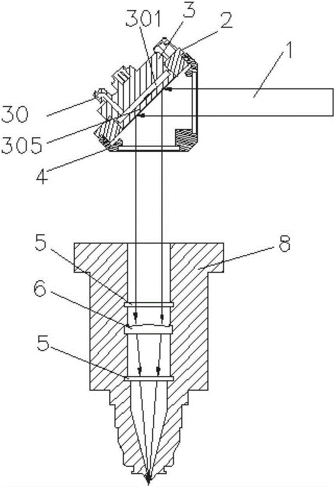 Pneumatic servo focusing mechanism