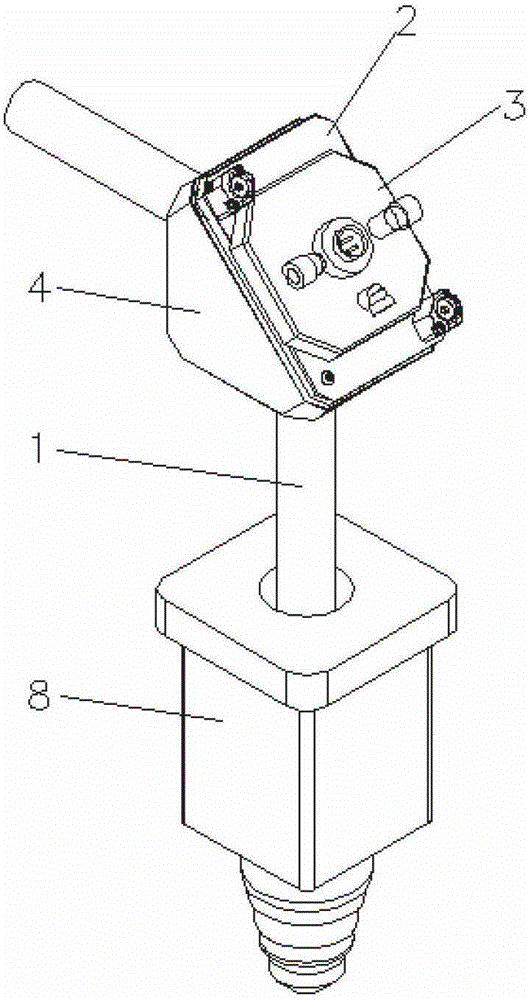 Pneumatic servo focusing mechanism