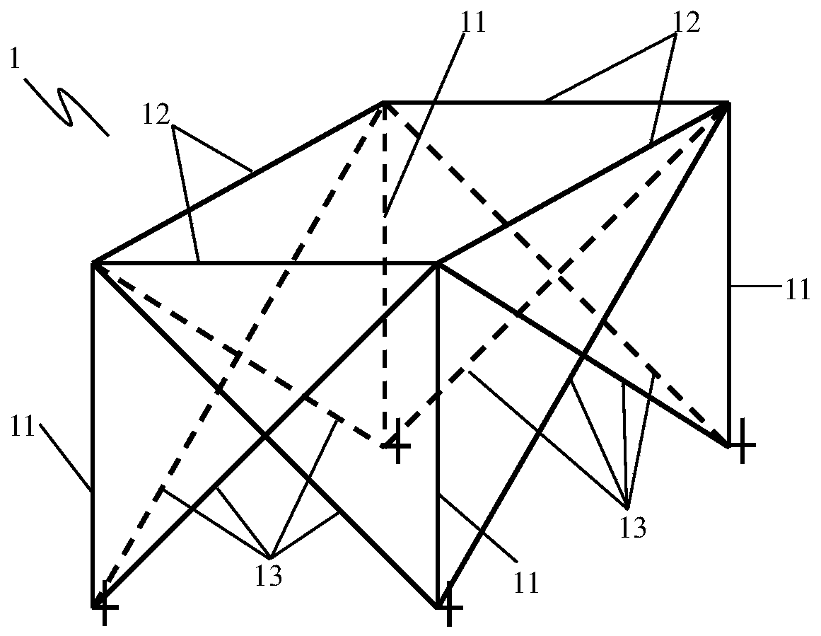 Basement thick-and-large base plate rebar support and construction method thereof