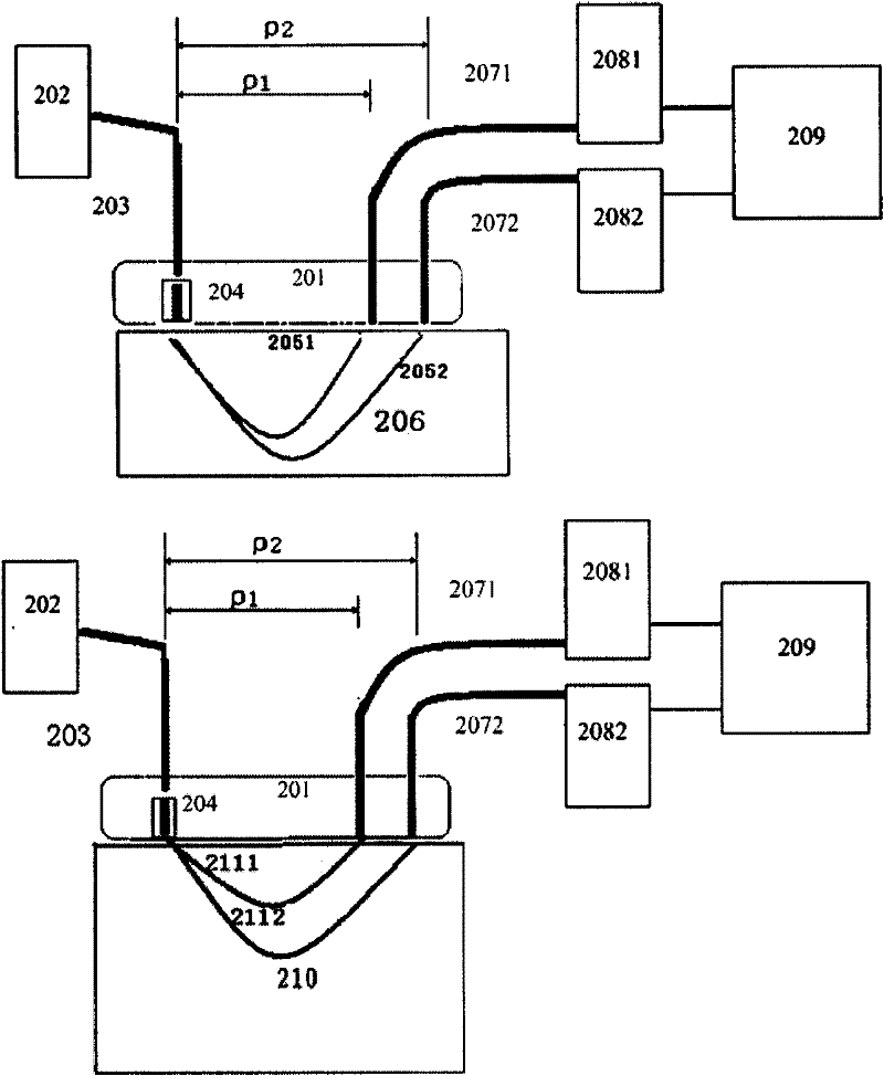 Quick and nondestructive detection method for myohemoglobin of raw meat and system thereof