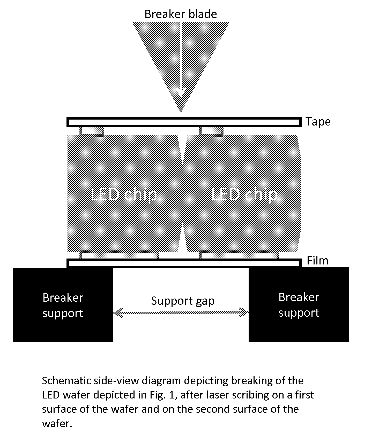 Singulation Method and Resulting Device of Thick Gallium and Nitrogen Containing Substrates