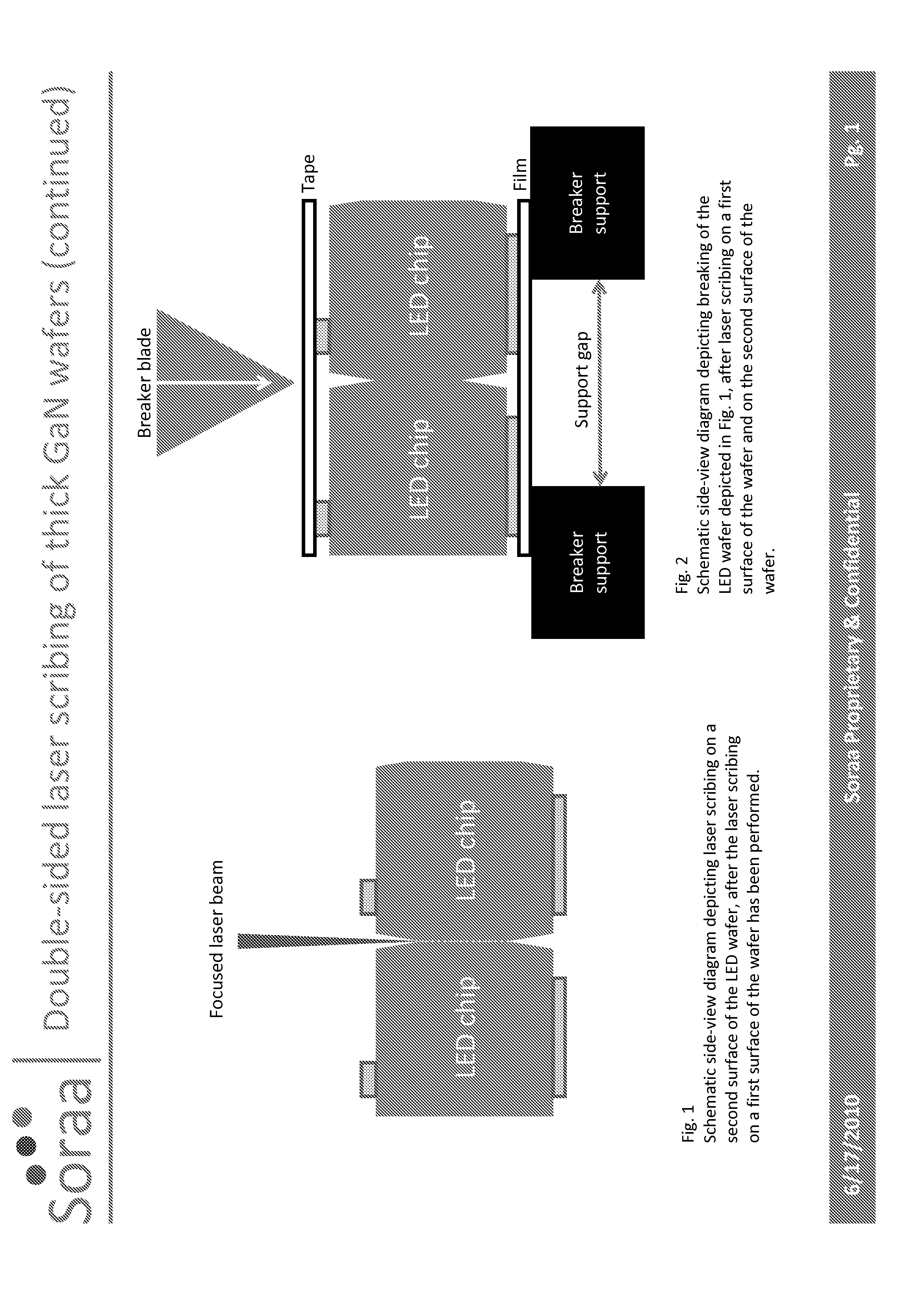 Singulation Method and Resulting Device of Thick Gallium and Nitrogen Containing Substrates