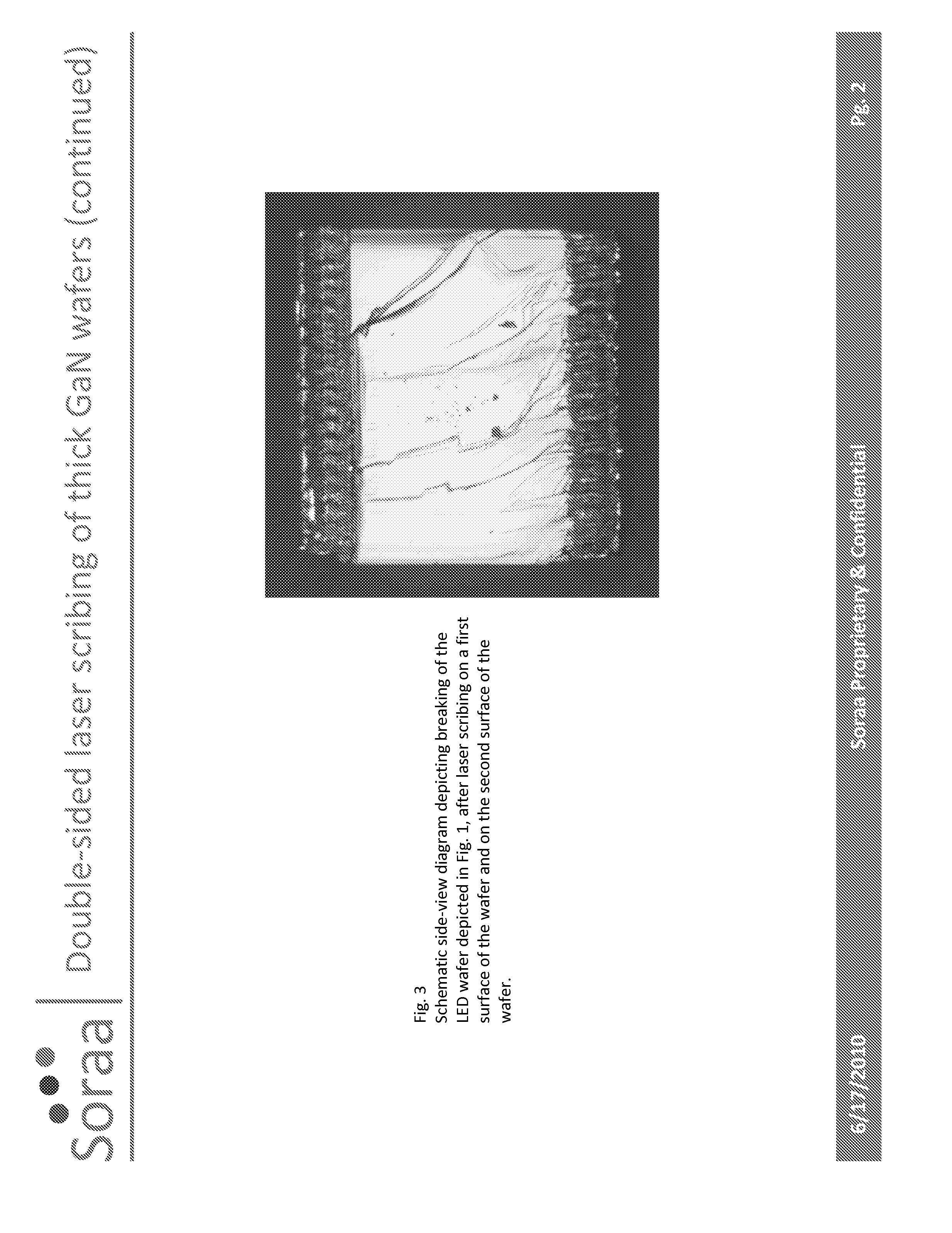 Singulation Method and Resulting Device of Thick Gallium and Nitrogen Containing Substrates