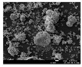Adsorbent for removing toxic element arsenic in water and application thereof