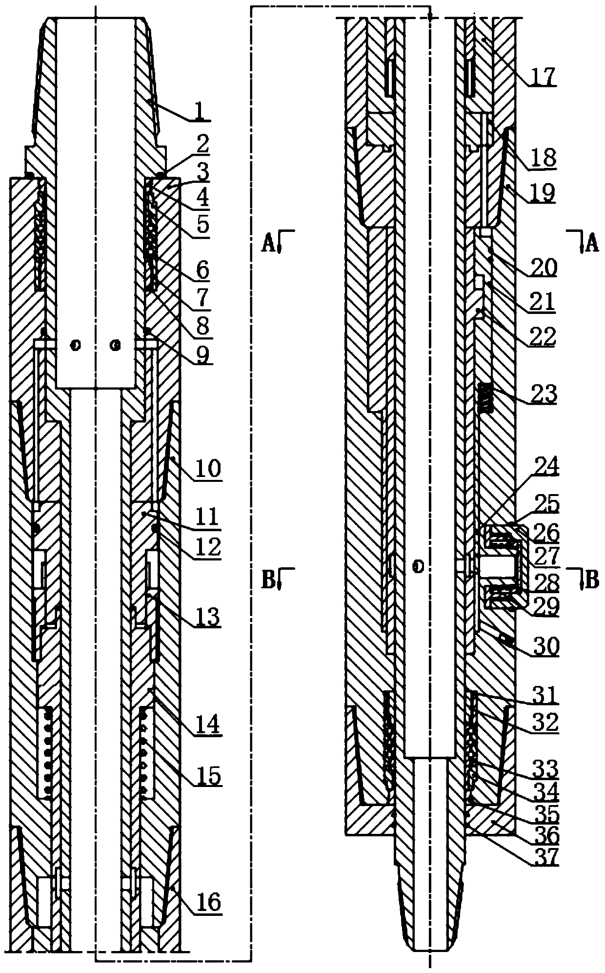 A Push-to-Back Rotary Steering Drilling Tool