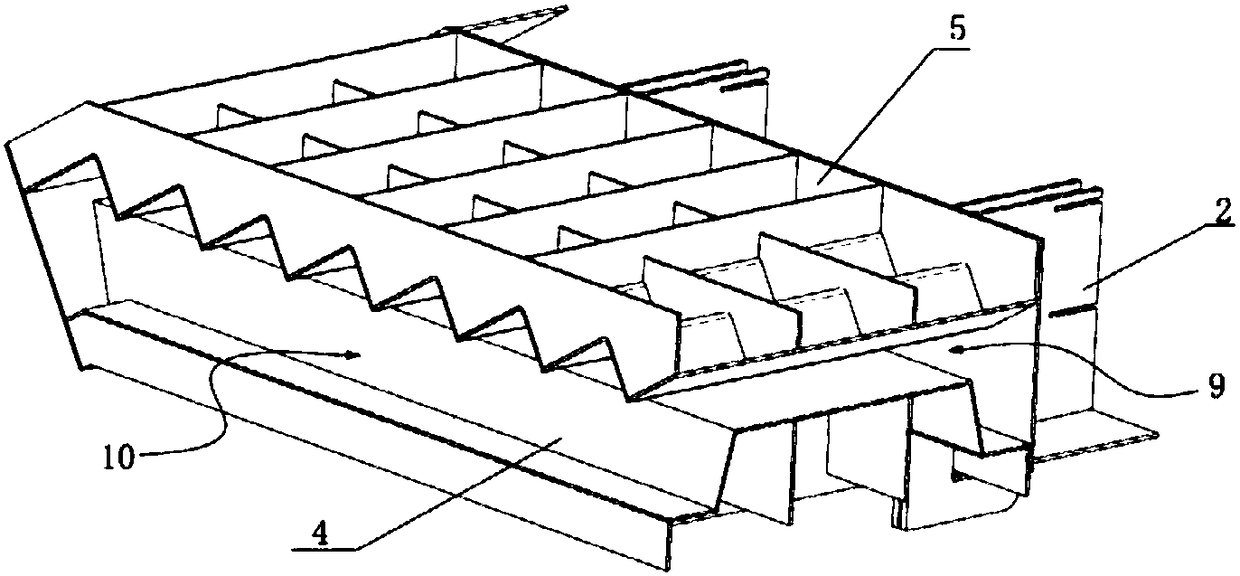 A prefabricated concrete staircase mold and its manufacturing method