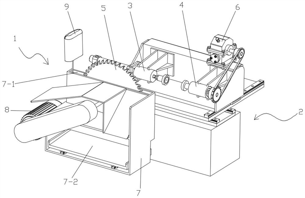 Segment wood cutting machine