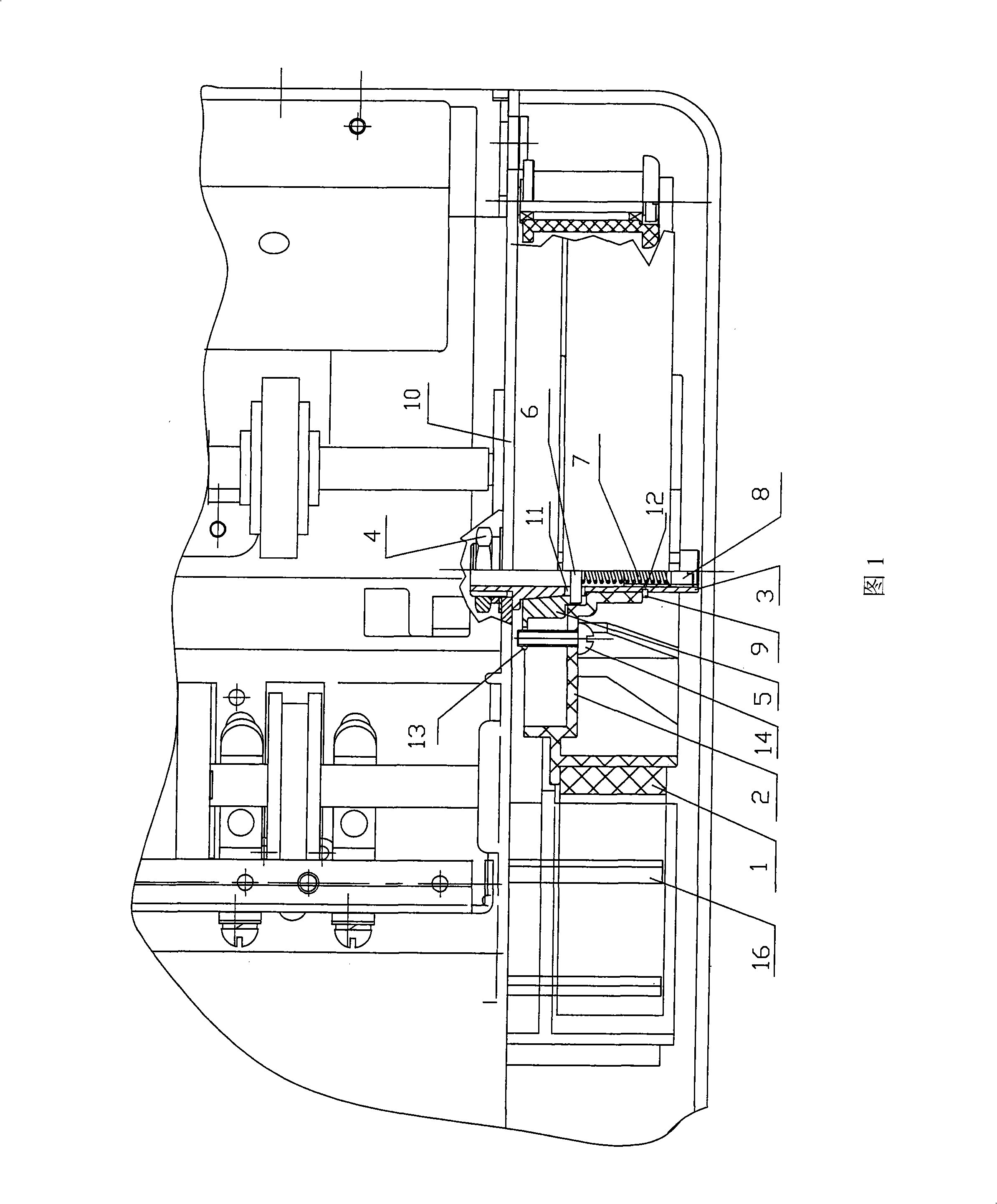 Strapping tape preservation mechanism for integrated machine for counting and binding bank paper