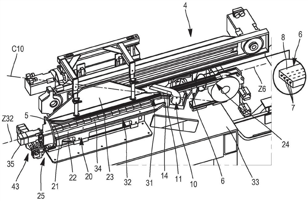 Facility and method for manufacturing tread-reinforcing breaker plies with a device for turning over bead flippers while flat