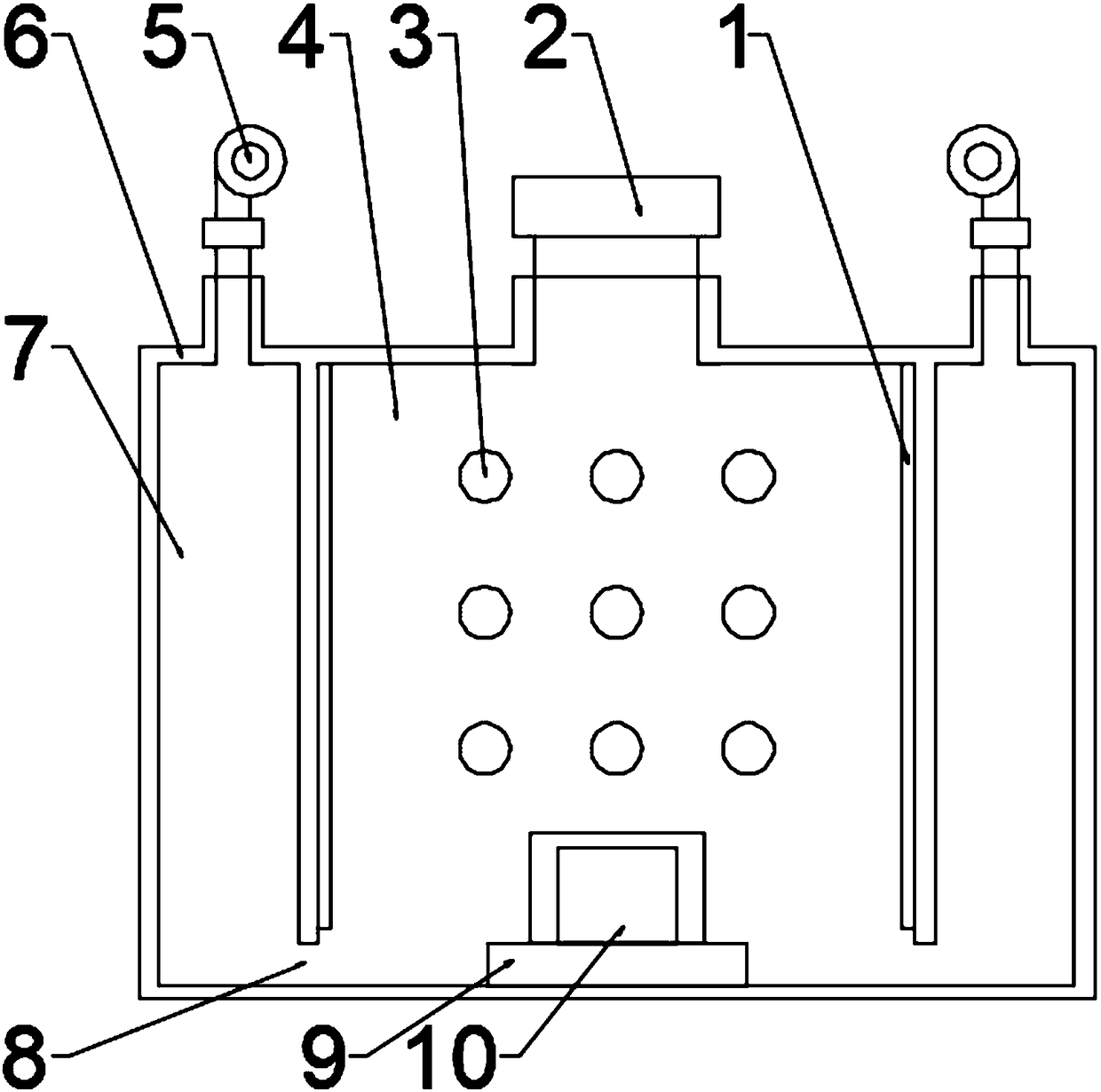 Plane far infrared injection drying assembly line