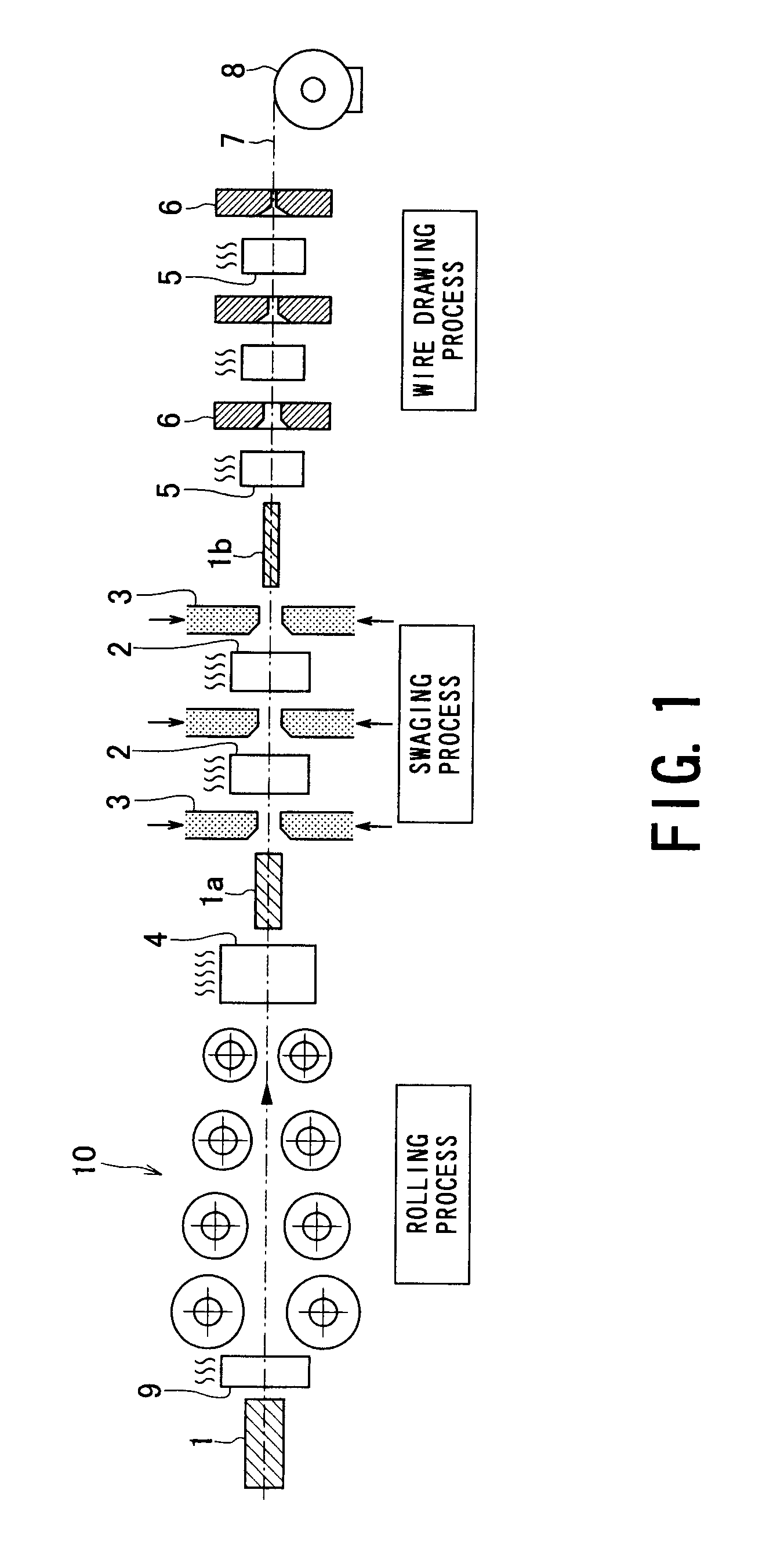 Tungsten wire, cathode heater and vibration service lamp filament