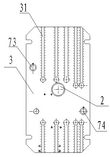 Locating mechanism for machining two ends of crank shaft