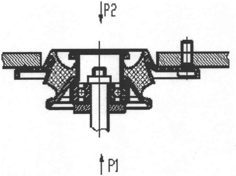Rubber composition for upper support of automobile shock absorber