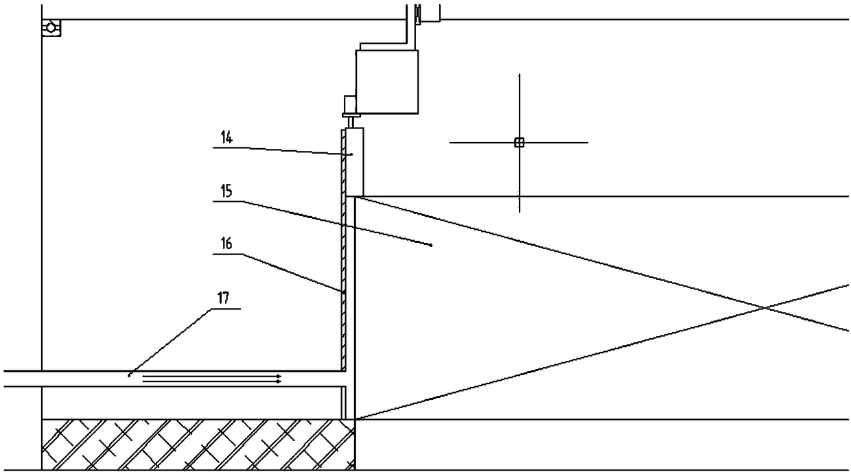 Detection device and method for effective filter scanning table frame scanning