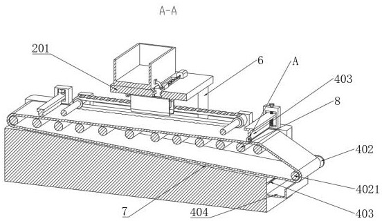 A single-sided waterproof coating spraying device for pet diaper processing