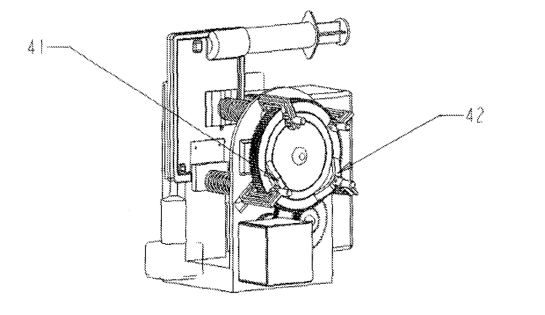 Linkage control device and blood gas analyzer adopting same