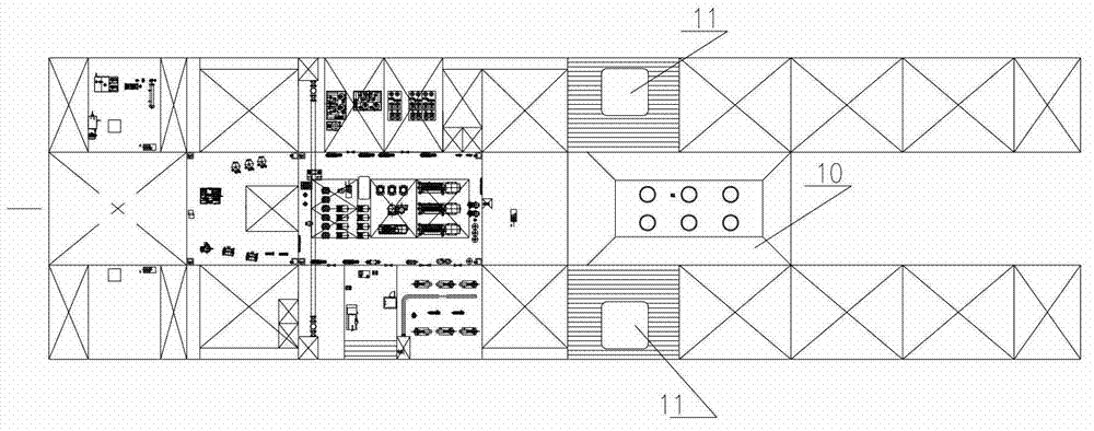 Gantry type grab dredger