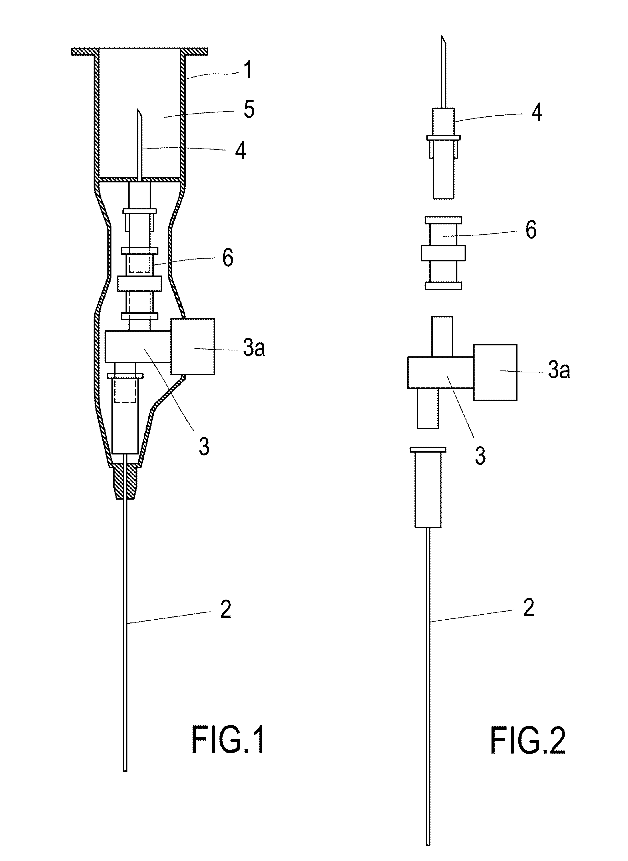 Method for the preparation of at least one compound from blood, and extraction device for use in the execution of said method