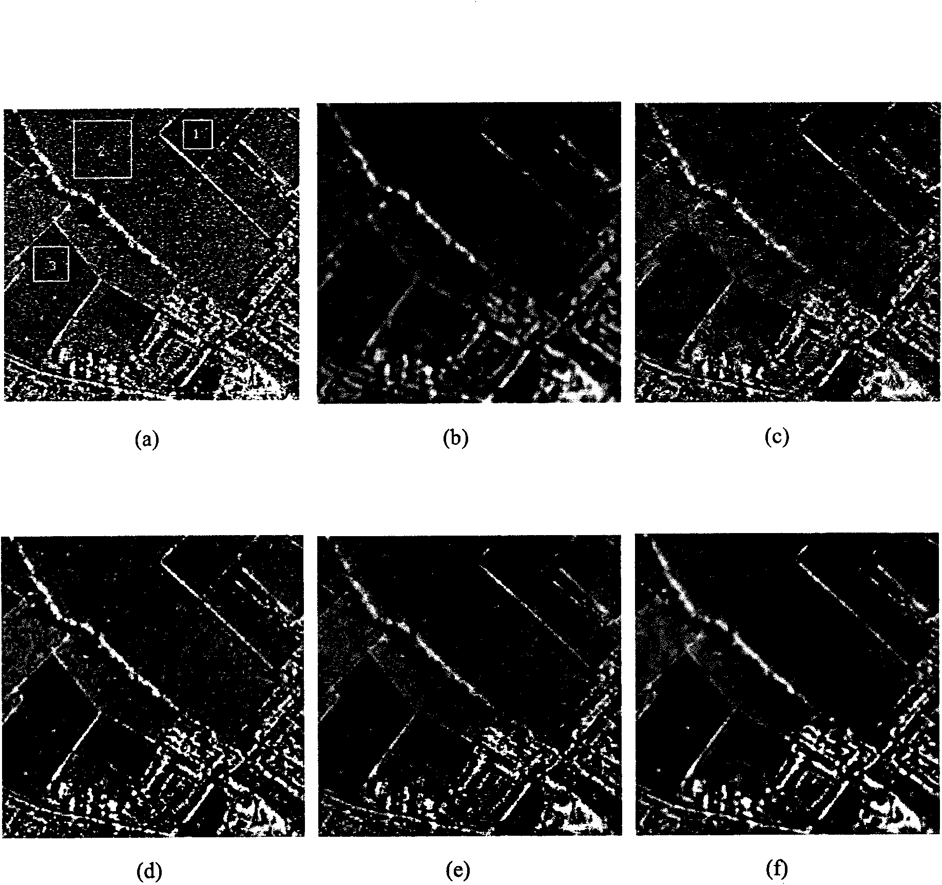 SAR image denoising method based on contour wave domain block hidden Markov model