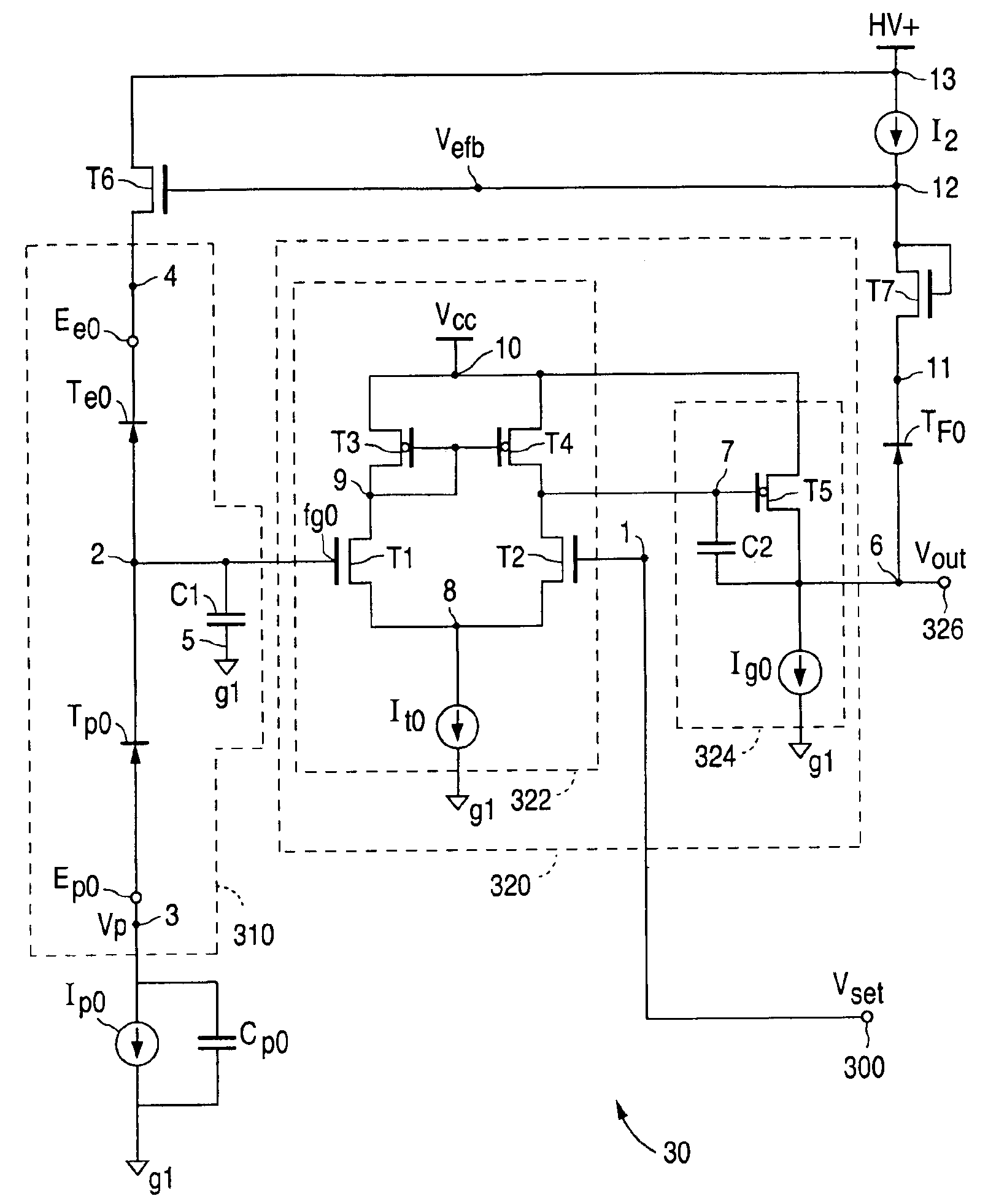 Differential dual floating gate circuit and method for programming