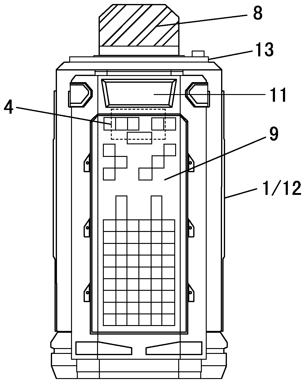 Intelligent interactive garbage-sorting game prop